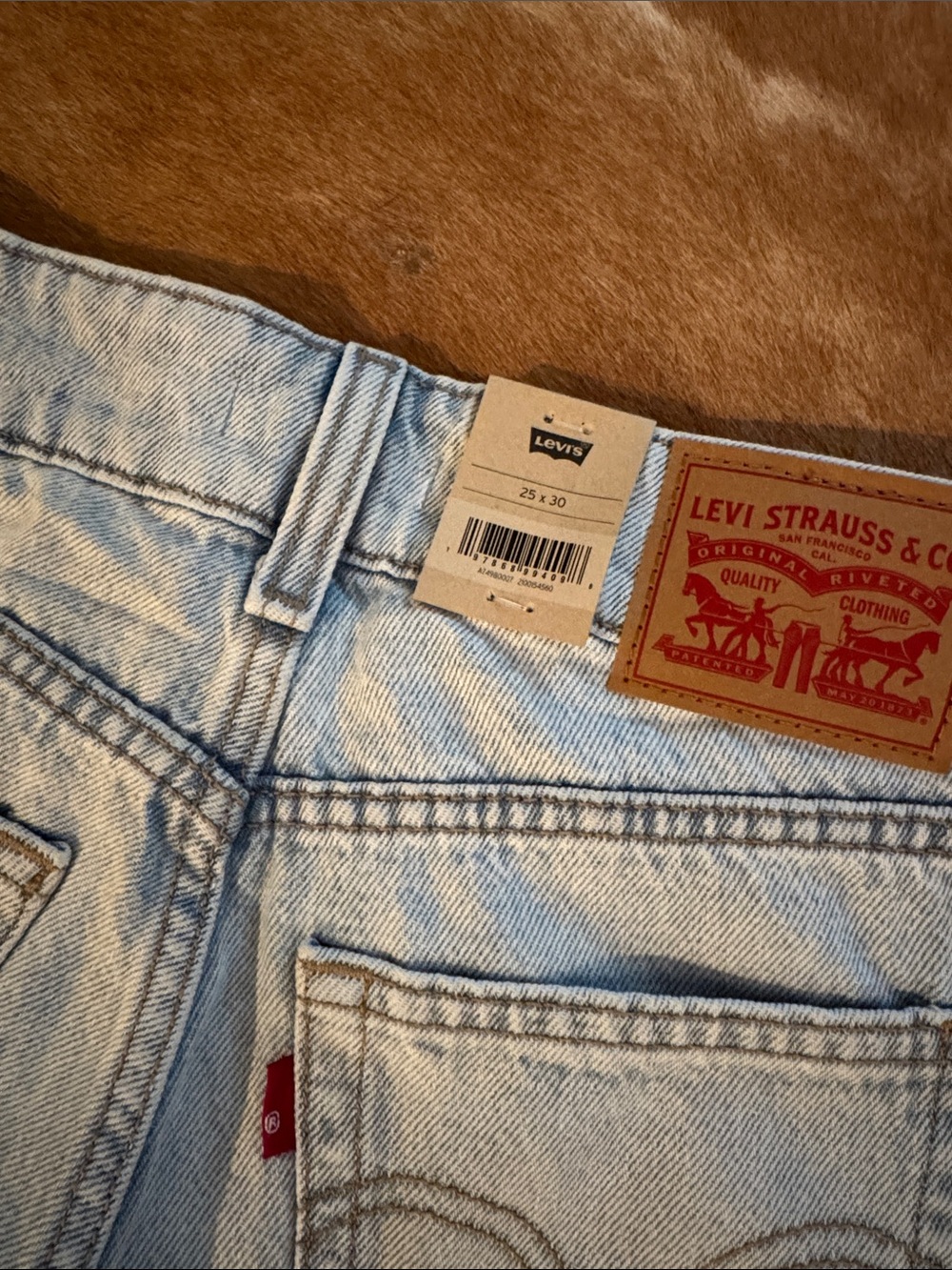 NWT Levi’s Superlow Loose Wide Leg Jeans 25 - Picture 4 of 5